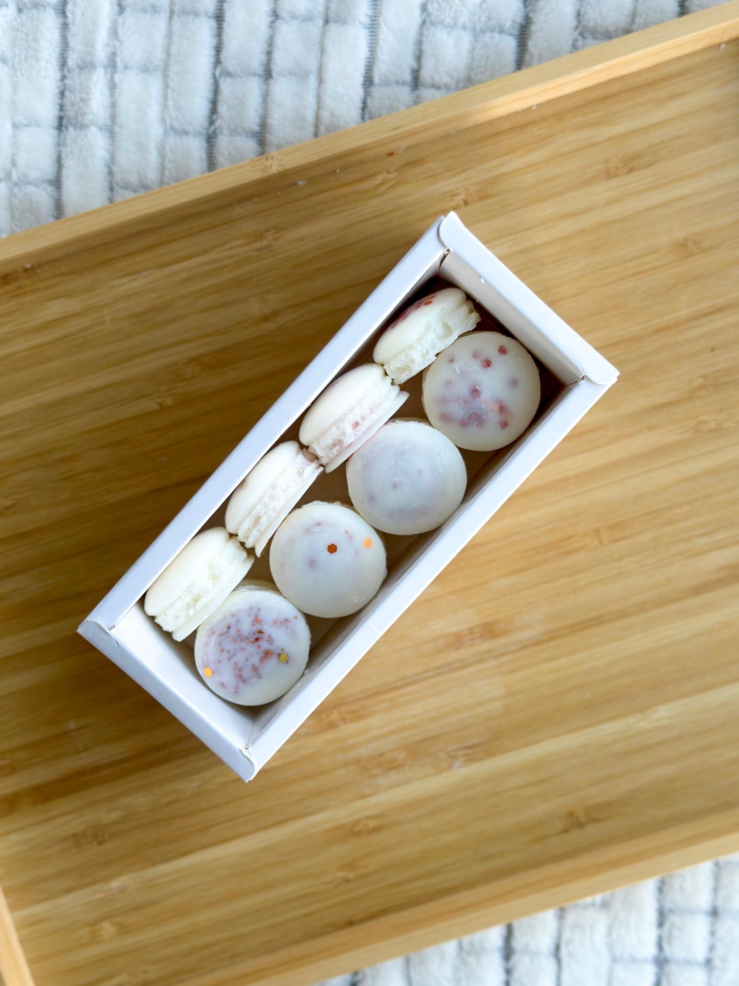 Macarons Soy Wax Melts - White Box