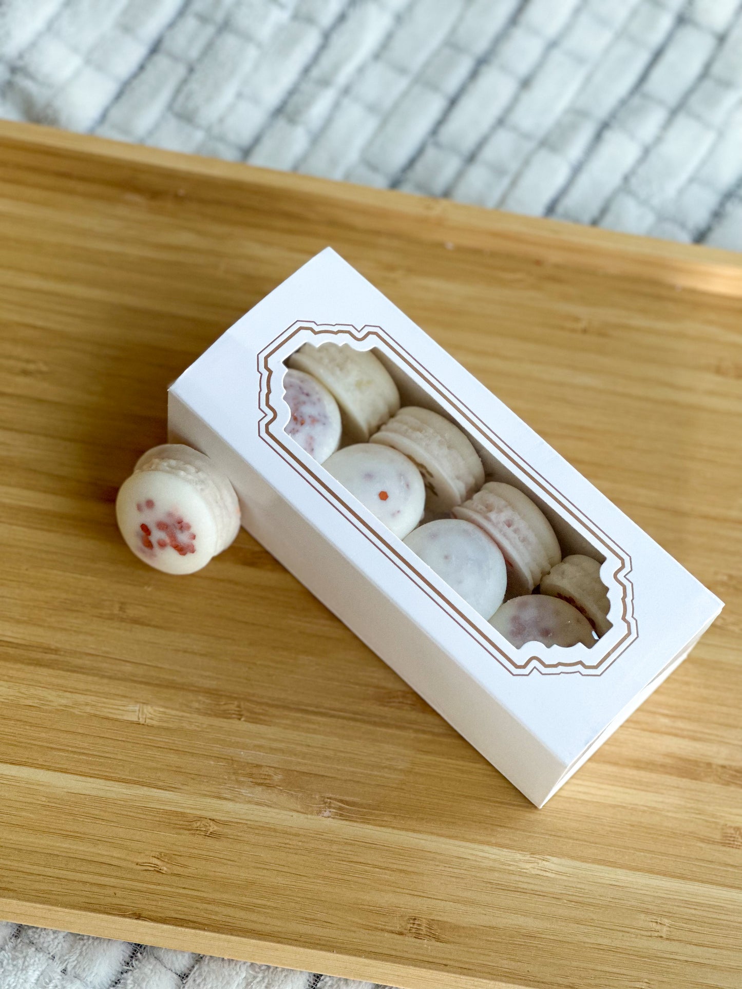 Macarons Soy Wax Melts - White Box