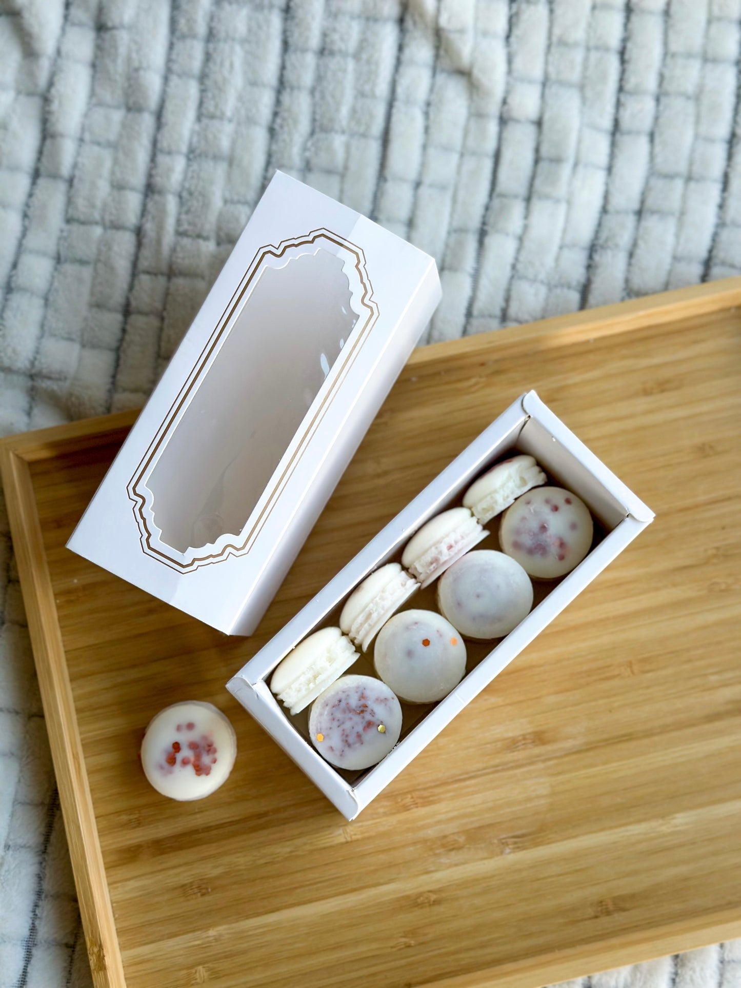 Macarons Soy Wax Melts - White Box