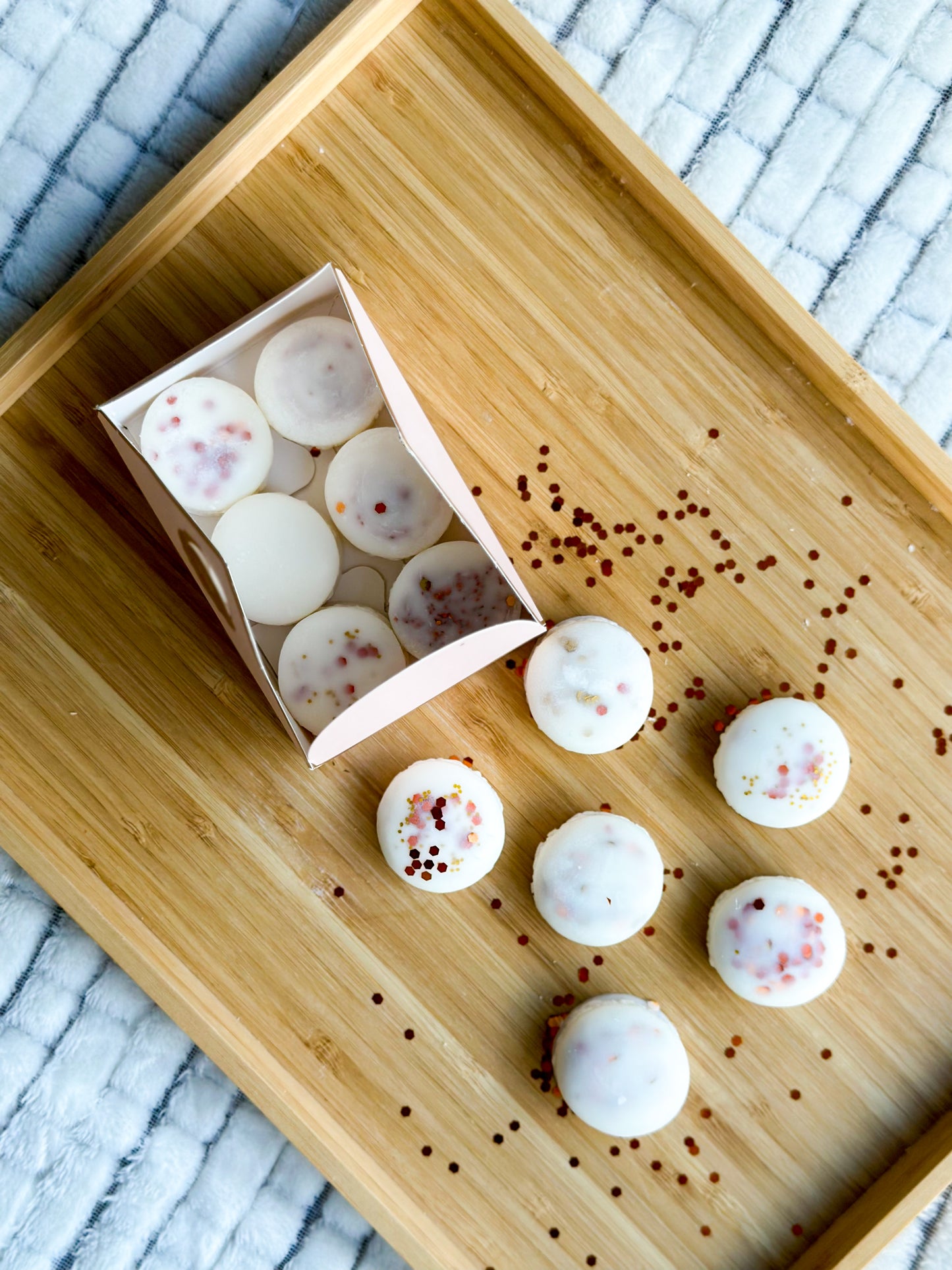 Macarons Soy Wax Melts - Pink Box