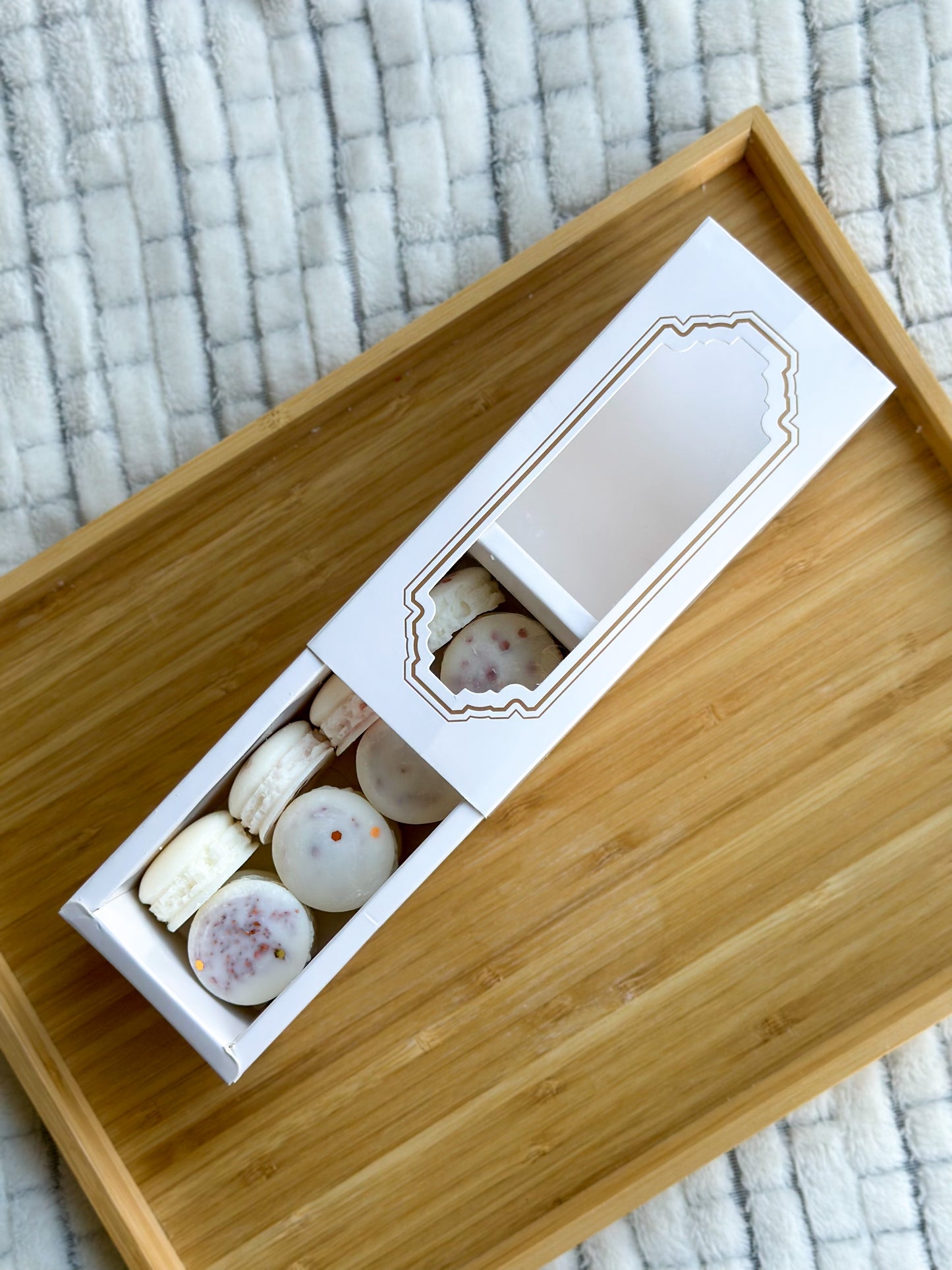 Macarons Soy Wax Melts - White Box