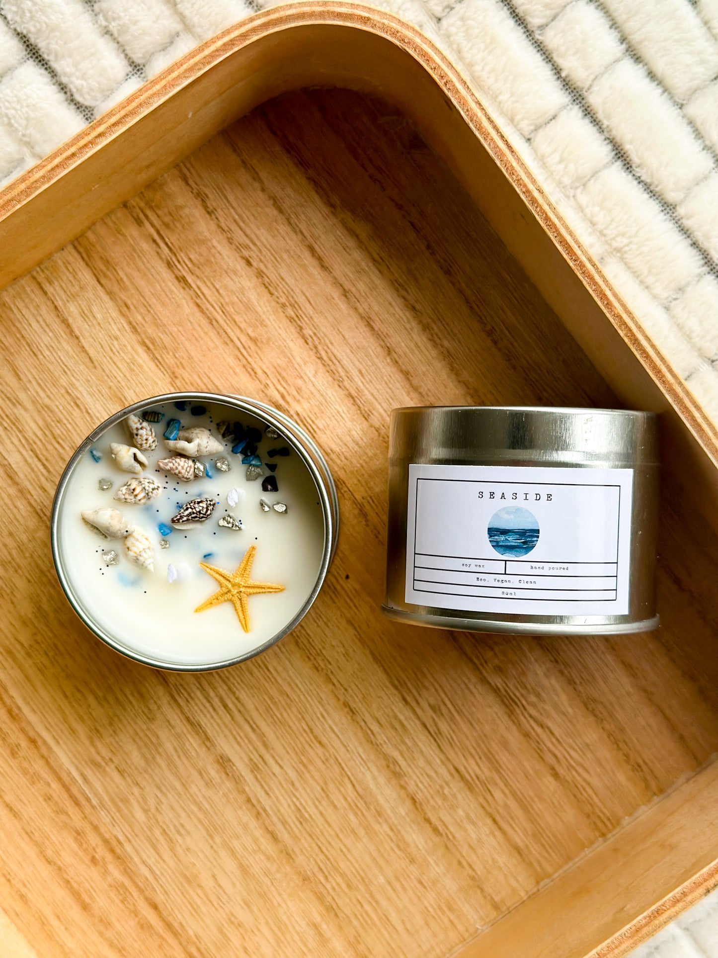 Aromatherapy Crystal Scented Candle Tins