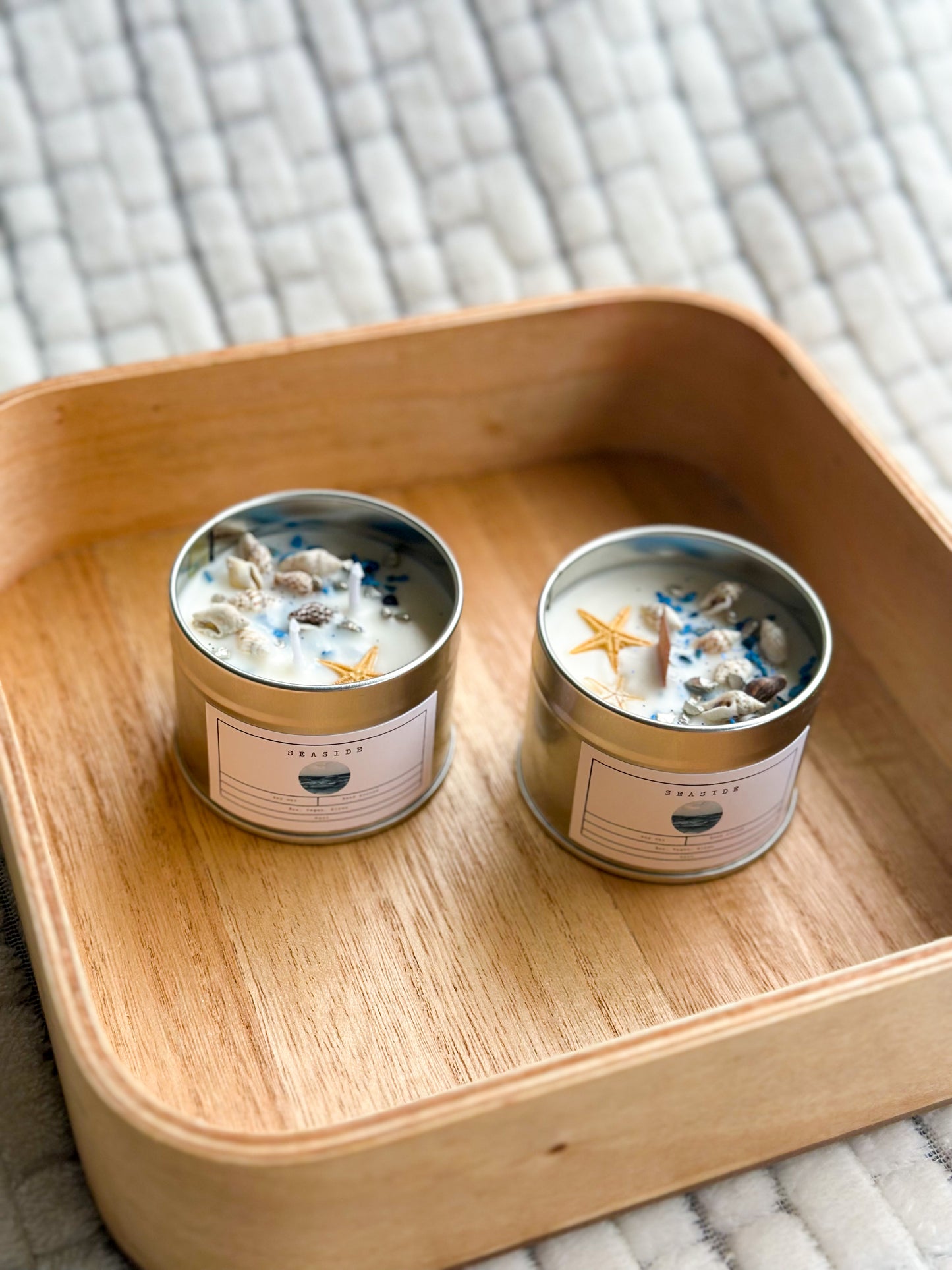 Aromatherapy Crystal Scented Candle Tins