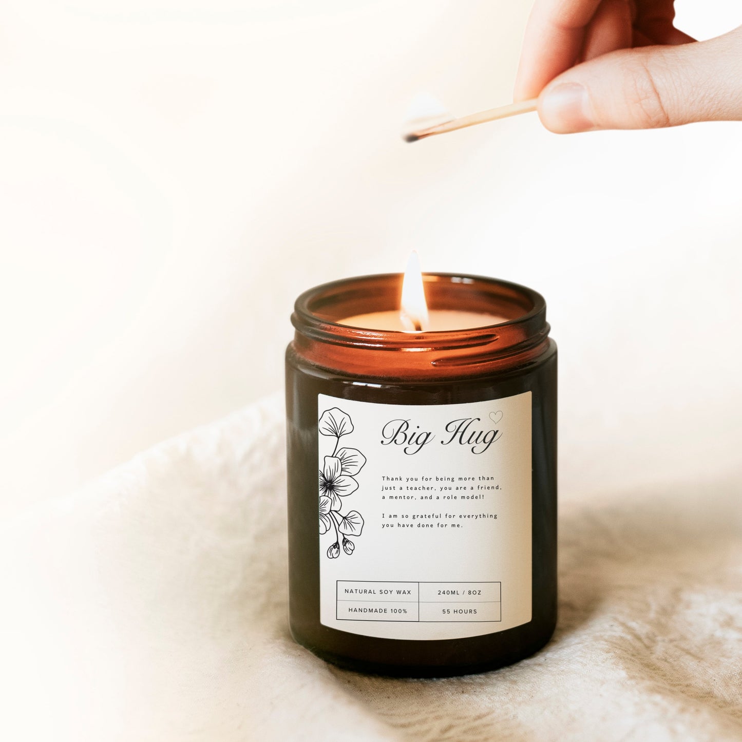 Big Hug Candle | Personalised Gift No:2