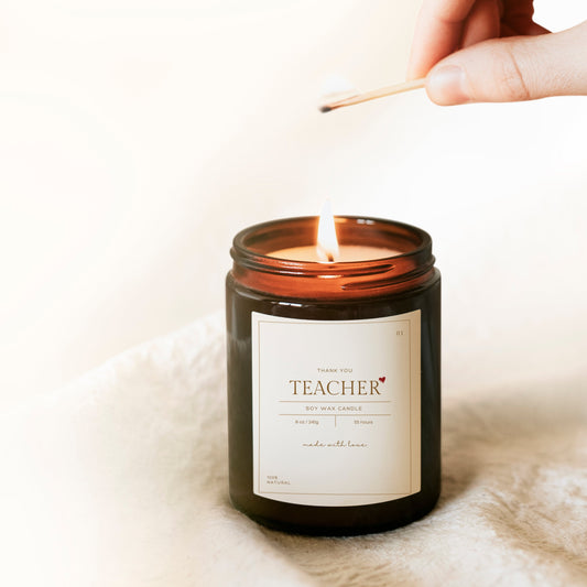 Thank You Teacher Candle | Personalised Gift