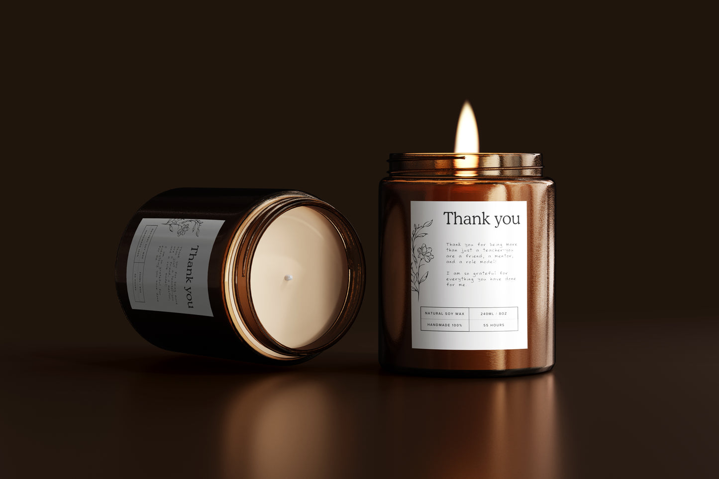 Thank you Candle | Personalised Gift